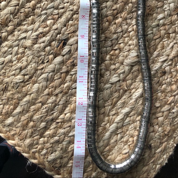 Silver statement necklace- long! - Picture 4 of 4